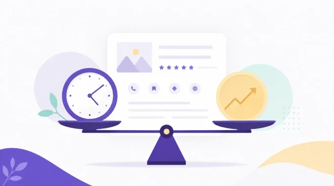 Aperçu de l'outil : Calculateur de rentabilité fiche Google
